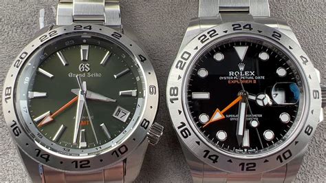 rolex explorer vs grand seiko
